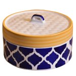 Kunhar Ceramic Donga with Lid, Ceramic Serving Donga - 700 ML, 1 Piece