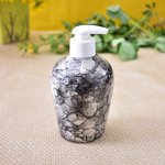 KunhaR Ceramic Long-Lasting Liquid Handwash Soap Dispenser for Bathroom | Handwash Bottle for Kitchen | Soap Dispenser for Wash Basin | Bathroom Accessories | 300 ml