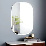 KunhaR Frameless Oval Wall Mirror, 12 X 15 Inch, (3 MM)