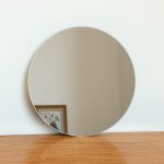 KunhaR Frameless Round Wall Mirror, 18 X 18 Inch