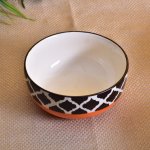 Kunhar Ceramic Bowl, Big Ceramic Bowl, Ceramic Serving Bowl, 1500 Ml, Red Chidi