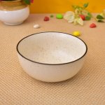 Kunhar Ceramic Bowl, Big Ceramic Bowl, Ceramic Serving Bowl, 1500 Ml, White Matt