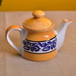 KunhaR Ceramic Teapot, Ceramic Kettle, Coffee Pot, Ceramic Tea Pot - 300 Ml, Yelllow