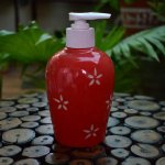 KunhaR Ceramic Long-Lasting Liquid Handwash Soap Dispenser for Bathroom | Handwash Bottle for Kitchen | Soap Dispenser for Wash Basin | Bathroom Accessories | 300 ml, Japanese Maple