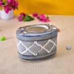 KunhaR Ceramic Toothbrush Holder Stand for Bathroom, Gray